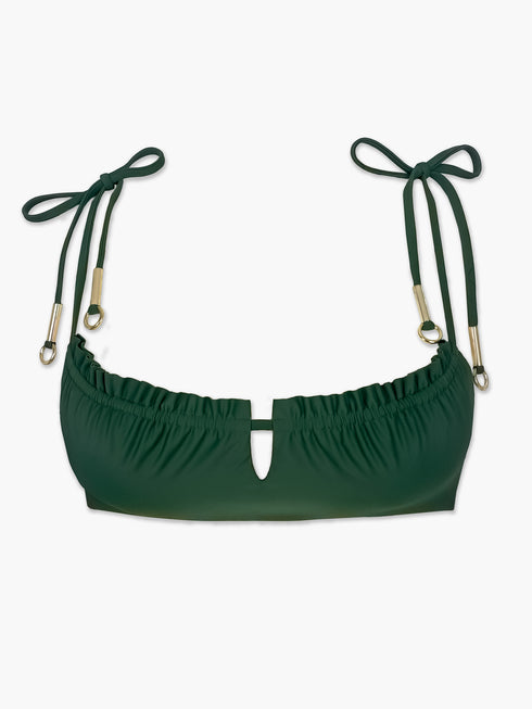 The Amelia Ruffle Edge Top - Juniper